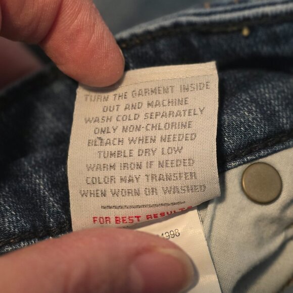 Torrid Distressed Denim Shorts, size 20 - Picture 5 of 7